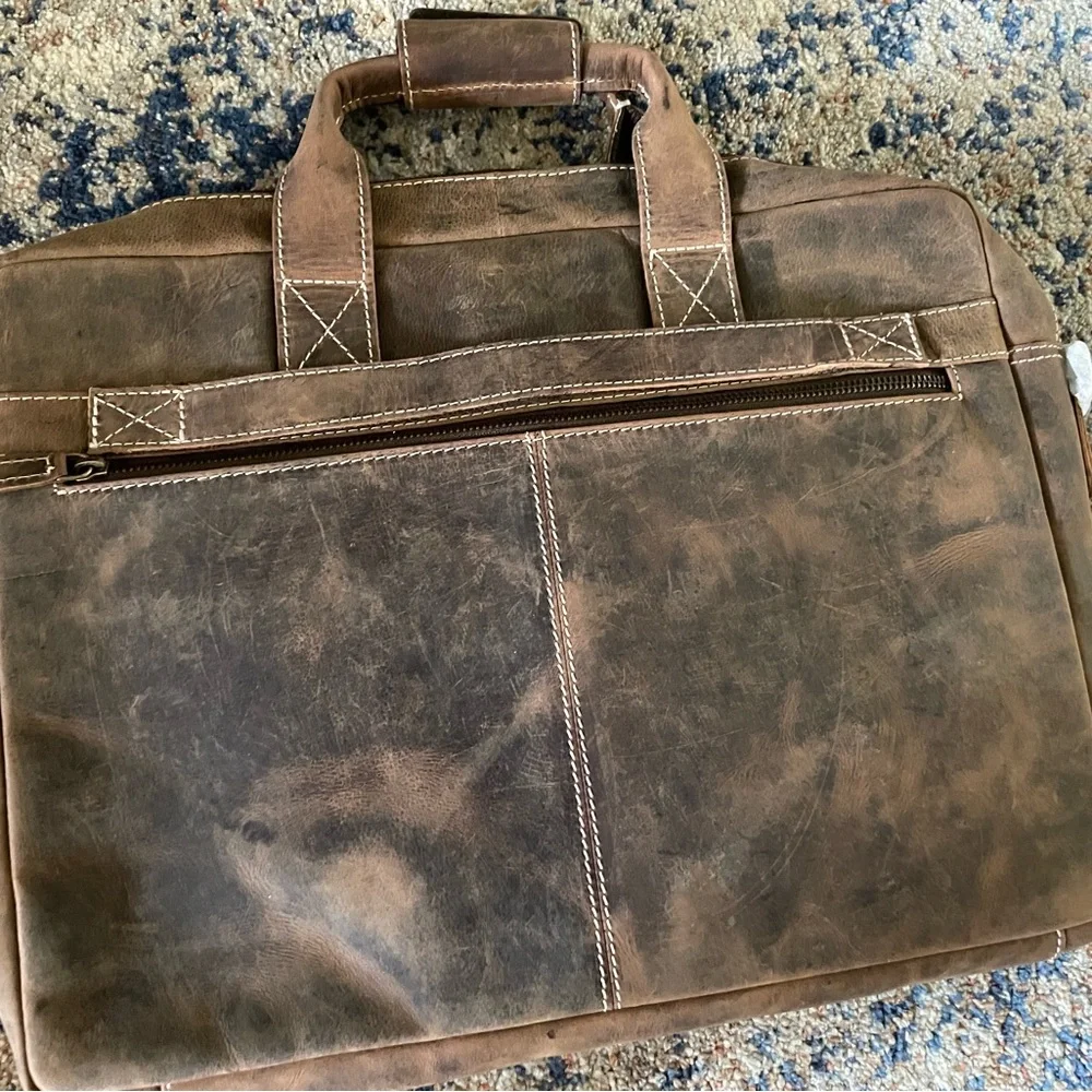 Leather Village Brown Leather Men's Bag